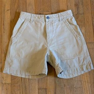 Khaki Patagonia cotton shorts